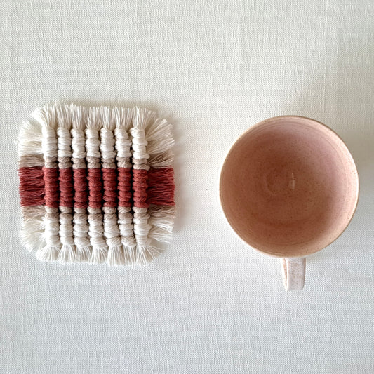 Pink Mug & Coaster Set