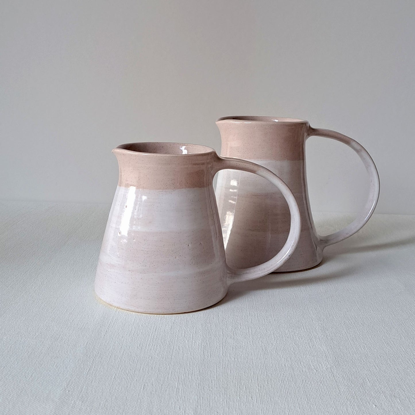 Speckled Pitcher in Taupe