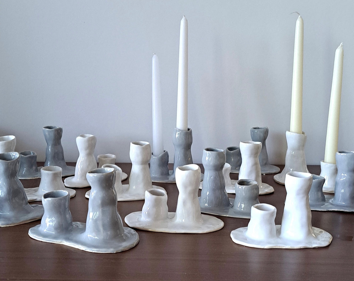The Melted Candleholders