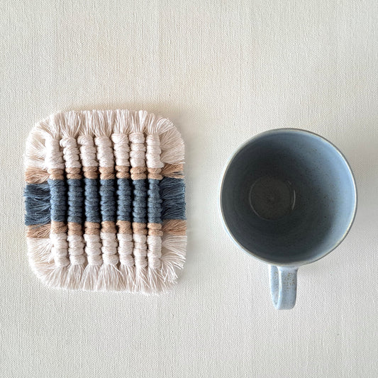 Blue Mug & Coaster Set
