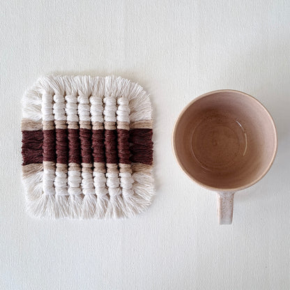 Taupe Mug & Coaster Set