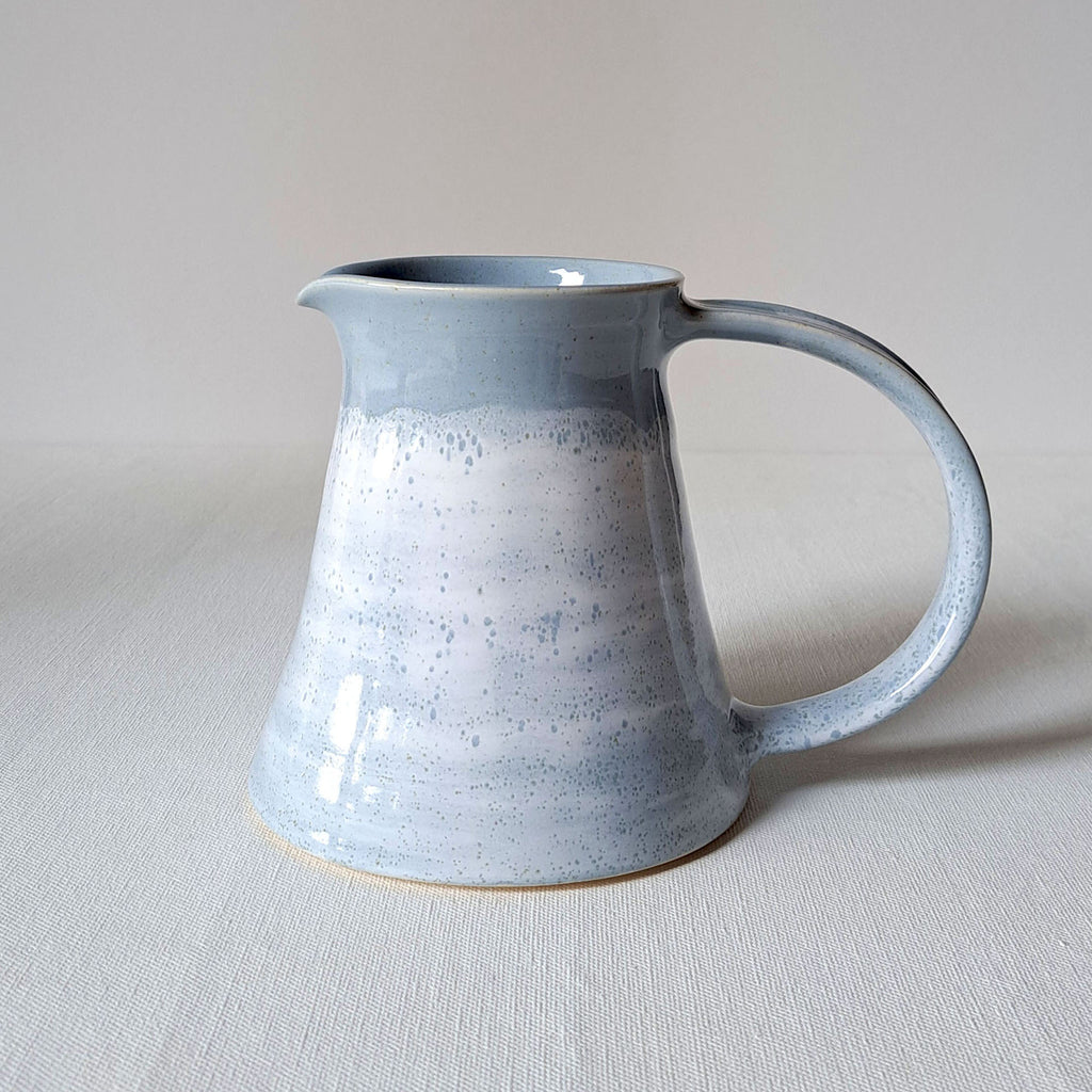 Speckled Pitcher in Blue