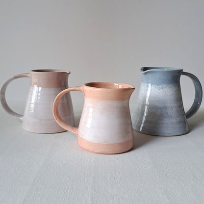 Speckled Pitcher in Blue