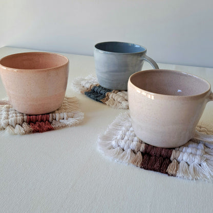 Taupe Mug & Coaster Set