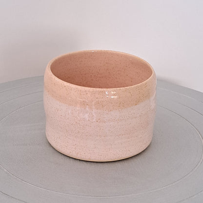 Wide Speckled Cup in Pink