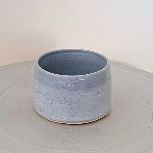 Wide Speckled Cup in Blue